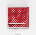 Aksesuarlar OLYMP cep mendili 30x30 cm, kırmızı PL4DLH2600