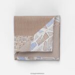 Aksesuarlar OLYMP cep mendili 30x30cm, boz kahverengi PL4DLH2589