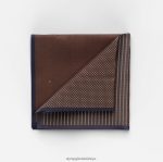 Aksesuarlar OLYMP cep mendili 33x33 cm, kahverengi PL4DLH2598