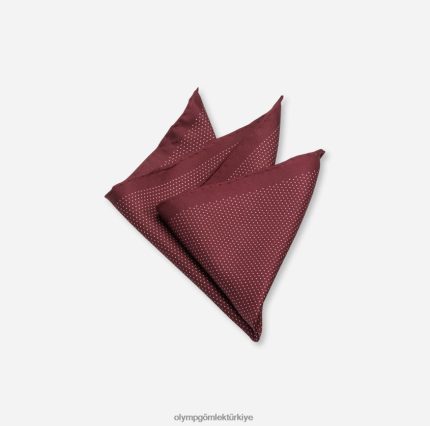 Aksesuarlar OLYMP cep mendili 33x33 cm, koyu kırmızı PL4DLH2614