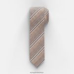 Aksesuarlar OLYMP ince kravat 6,5 cm, boz kahverengi PL4DLH2204