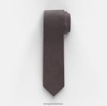 Aksesuarlar OLYMP ince kravat 6,5 cm, boz kahverengi PL4DLH2225
