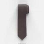 Aksesuarlar OLYMP ince kravat 6,5 cm, boz kahverengi PL4DLH2225