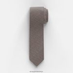 Aksesuarlar OLYMP ince kravat 6,5 cm, boz kahverengi PL4DLH2251