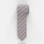 Aksesuarlar OLYMP ince kravat 6,5 cm, boz kahverengi PL4DLH2294