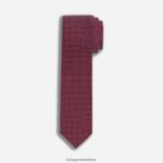 Aksesuarlar OLYMP ince kravat 6,5 cm, chianti PL4DLH2388