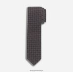 Aksesuarlar OLYMP ince kravat 6,5 cm, kahverengi PL4DLH2328