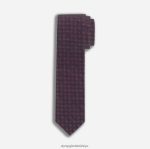 Aksesuarlar OLYMP ince kravat 6,5 cm, koyu kırmızı PL4DLH2318