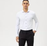 Giyim OLYMP beşinci seviye 24/7 vücuda oturan, iş gömleği, kent, beyaz PL4DLH716