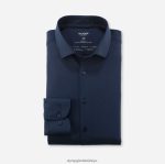 Giyim OLYMP beşinci seviye 24/7 vücuda oturan, iş gömleği, modern kent, denizci PL4DLH489