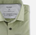 Giyim OLYMP beşinci seviye 24/7 vücuda oturan, iş gömleği, modern kent, limon yeşili PL4DLH618 - Görsel 2