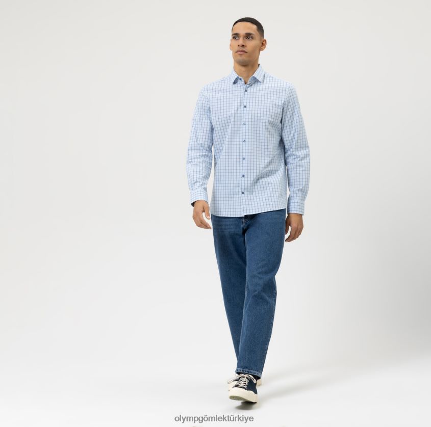 Giyim OLYMP beşinci seviye 24/7 vücuda oturan, iş gömleği, modern kent, royal PL4DLH518 - Görsel 2