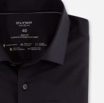 Giyim OLYMP beşinci seviye 24/7 vücuda oturan, iş gömleği, modern kent, siyah PL4DLH468 - Görsel 2