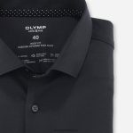 Giyim OLYMP beşinci seviye 24/7 vücuda oturan, iş gömleği, modern kent, siyah PL4DLH817 - Görsel 2