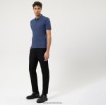 Giyim OLYMP beşinci seviye gündelik vücuda uyum, polo, çivit mavisi PL4DLH2158 - Görsel 2