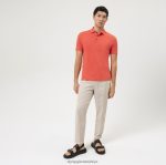 Giyim OLYMP beşinci seviye gündelik vücuda uyum, polo, sienna PL4DLH2156 - Görsel 2