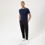 Giyim OLYMP beşinci seviye triko vücuda oturan, polo, deniz PL4DLH2155 - Görsel 2
