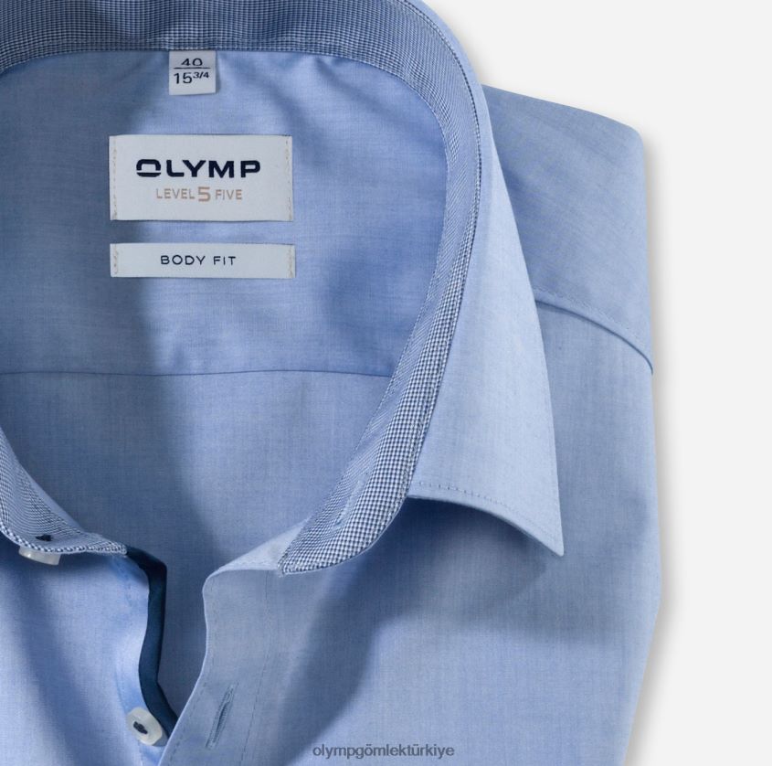 Giyim OLYMP beşinci seviye vücuda uyum, iş gömleği, new york kent, royal PL4DLH587 - Görsel 2