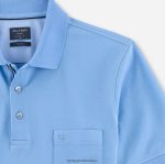 Giyim OLYMP gündelik modern kesim, polo, açık mavi PL4DLH2077 - Görsel 2