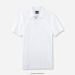 Giyim OLYMP gündelik modern kesim, polo, beyaz PL4DLH2076