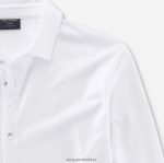 Giyim OLYMP gündelik modern kesim, polo, beyaz PL4DLH2151 - Görsel 2