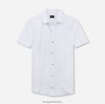 Giyim OLYMP gündelik modern kesim, polo, beyaz PL4DLH2170