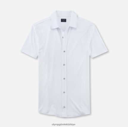 Giyim OLYMP gündelik modern kesim, polo, beyaz PL4DLH2170
