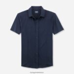 Giyim OLYMP gündelik modern kesim, polo, deniz PL4DLH2134