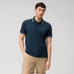 Giyim OLYMP gündelik modern kesim, polo, deniz PL4DLH2143