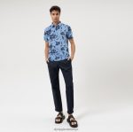 Giyim OLYMP gündelik modern kesim, polo, deniz PL4DLH2146 - Görsel 2