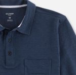 Giyim OLYMP gündelik modern kesim, polo, duman mavisi PL4DLH2091 - Görsel 2