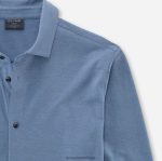 Giyim OLYMP gündelik modern kesim, polo, duman mavisi PL4DLH2113 - Görsel 2
