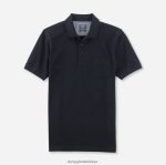 Giyim OLYMP gündelik modern kesim, polo, gece mavisi PL4DLH2167