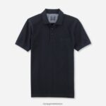 Giyim OLYMP gündelik modern kesim, polo, gece mavisi PL4DLH2167