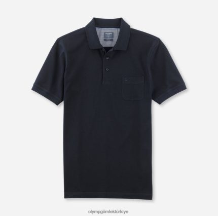 Giyim OLYMP gündelik modern kesim, polo, gece mavisi PL4DLH2167