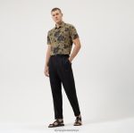 Giyim OLYMP gündelik modern kesim, polo, haki PL4DLH2088 - Görsel 2