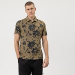 Giyim OLYMP gündelik modern kesim, polo, haki PL4DLH2088