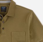 Giyim OLYMP gündelik modern kesim, polo, haki PL4DLH2090 - Görsel 2