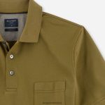 Giyim OLYMP gündelik modern kesim, polo, haki PL4DLH2101 - Görsel 2