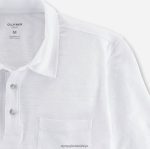 Giyim OLYMP gündelik modern kesim, polo, kırık beyaz PL4DLH2130 - Görsel 2