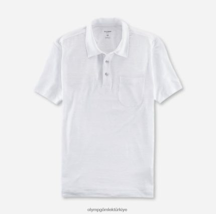 Giyim OLYMP gündelik modern kesim, polo, kırık beyaz PL4DLH2130