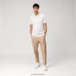 Giyim OLYMP gündelik modern kesim, polo, kırık beyaz PL4DLH2145 - Görsel 2