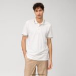 Giyim OLYMP gündelik modern kesim, polo, kırık beyaz PL4DLH2145