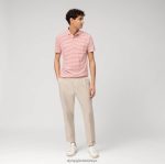 Giyim OLYMP gündelik modern kesim, polo, kırmızı PL4DLH2104 - Görsel 2