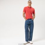 Giyim OLYMP gündelik modern kesim, polo, kırmızı PL4DLH2124 - Görsel 2