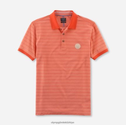 Giyim OLYMP gündelik modern kesim, polo, kırmızı PL4DLH2153