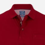 Giyim OLYMP gündelik modern kesim, polo, koyu kırmızı PL4DLH2071 - Görsel 2