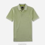 Giyim OLYMP gündelik modern kesim, polo, limon PL4DLH2178
