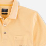 Giyim OLYMP gündelik modern kesim, polo, sarı PL4DLH2179 - Görsel 2