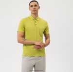 Giyim OLYMP gündelik modern kesim, polo, yeşil PL4DLH2121